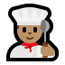 👨🏽‍🍳 man cook: medium skin tone display on Windows